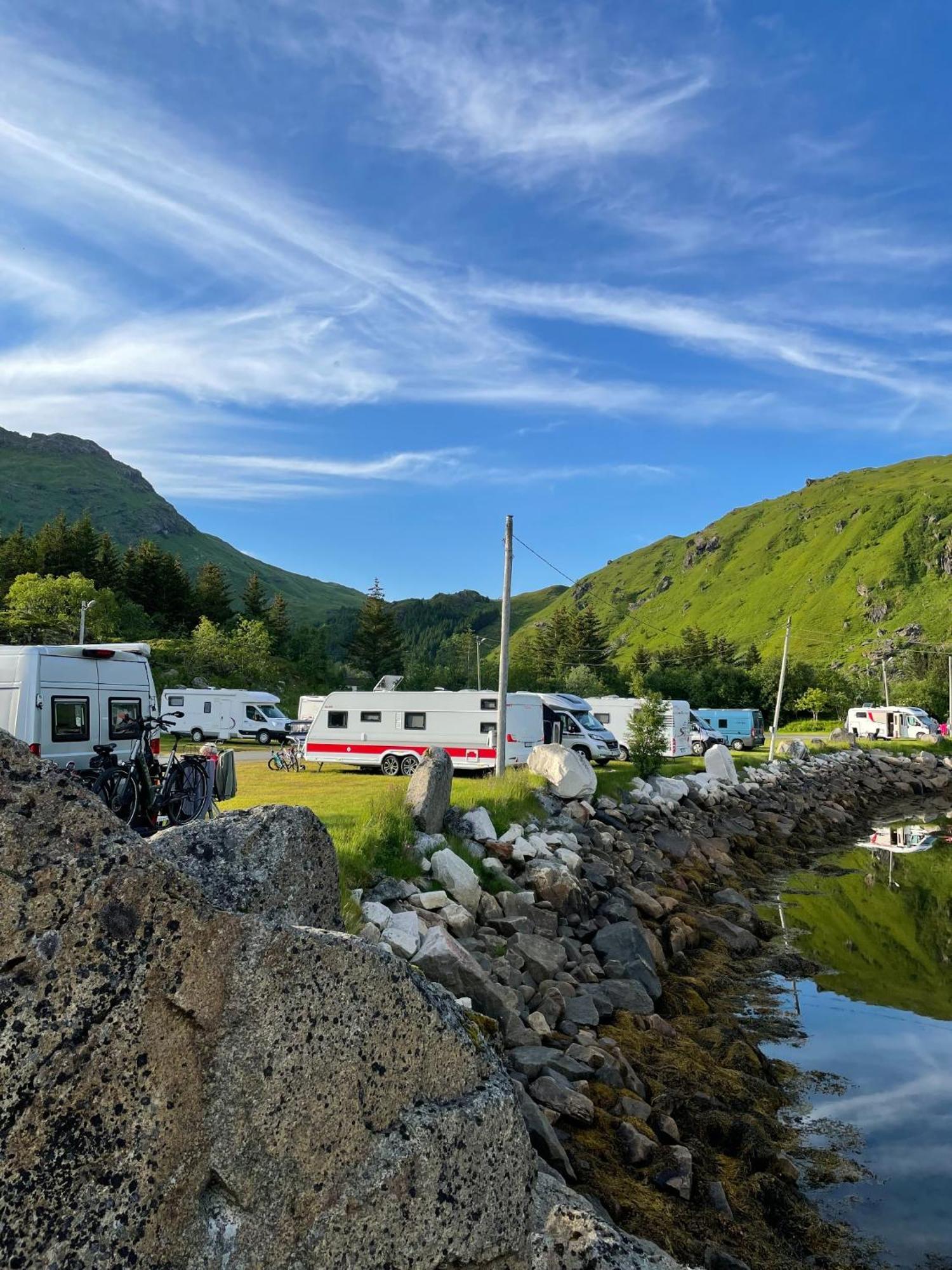 Brustranda Fjordcamping Valberg Экстерьер фото