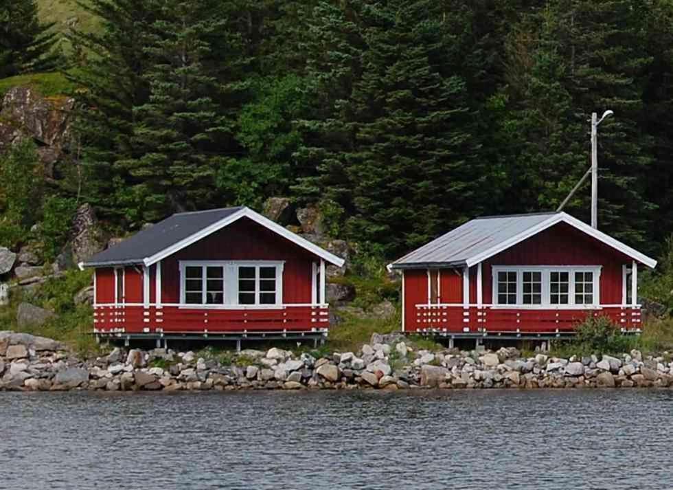 Brustranda Fjordcamping Valberg Экстерьер фото