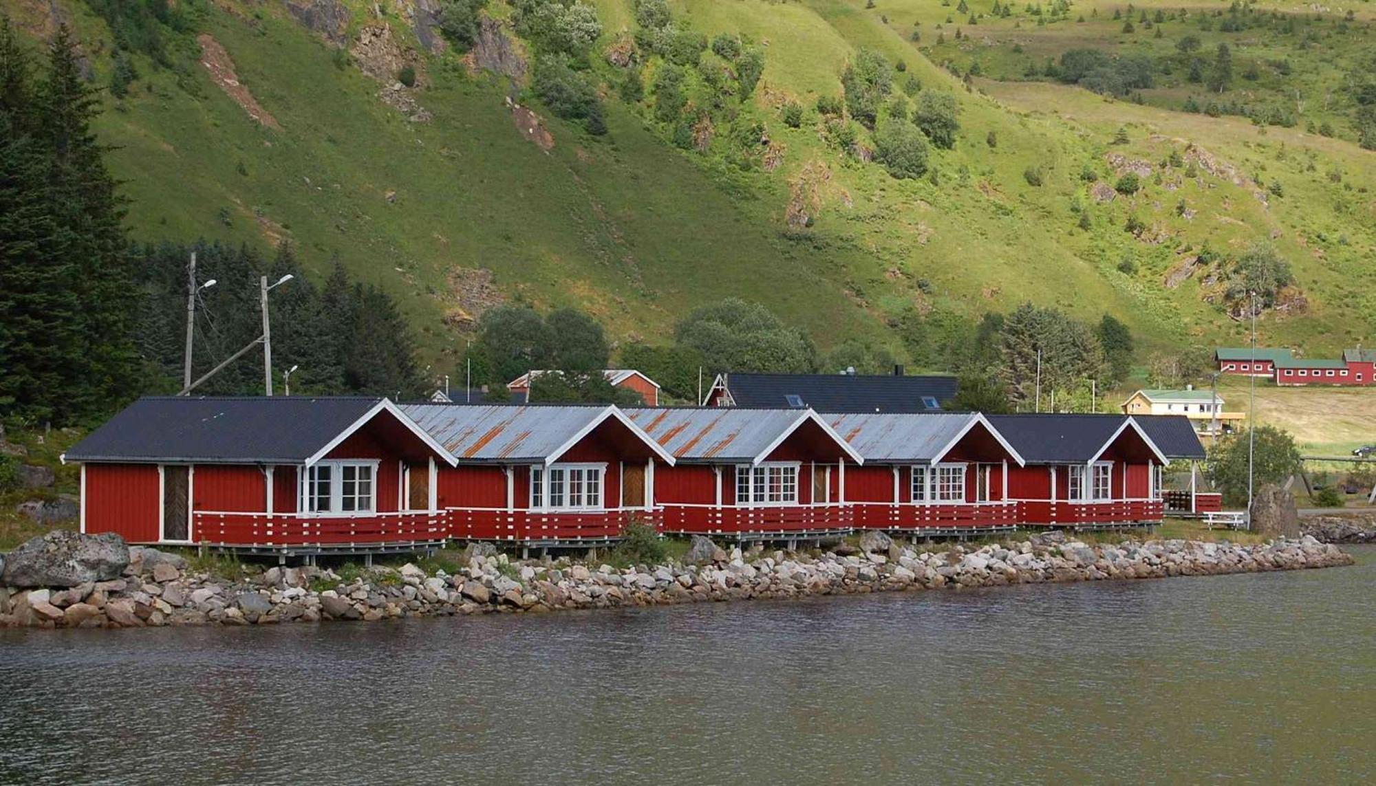 Brustranda Fjordcamping Valberg Экстерьер фото