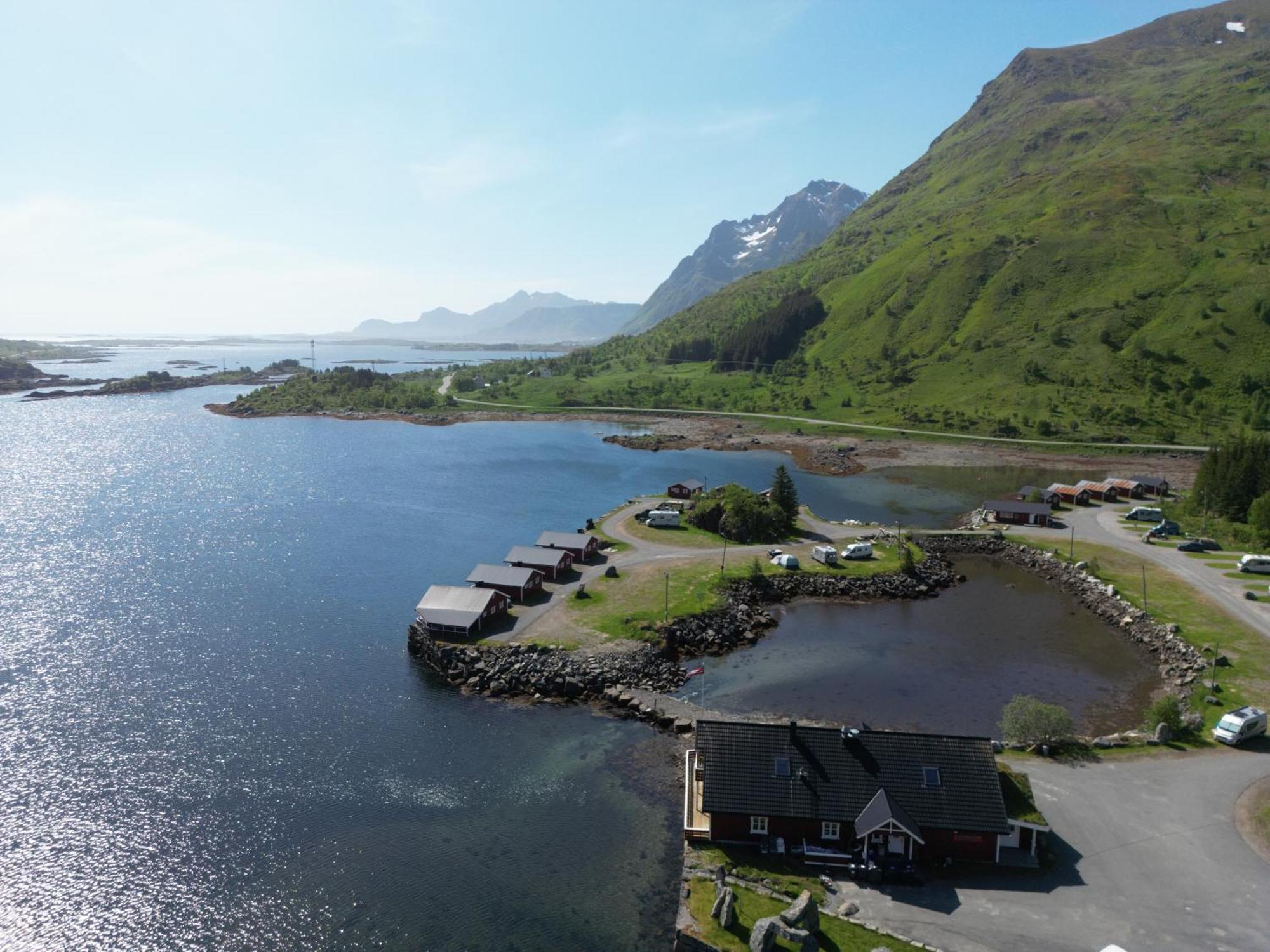 Brustranda Fjordcamping Valberg Экстерьер фото